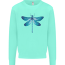 A Blue Dragonfly Kids Sweatshirt Jumper Peppermint