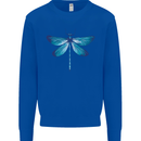 A Blue Dragonfly Kids Sweatshirt Jumper Royal Blue