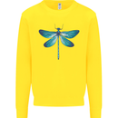 A Blue Dragonfly Kids Sweatshirt Jumper Yellow
