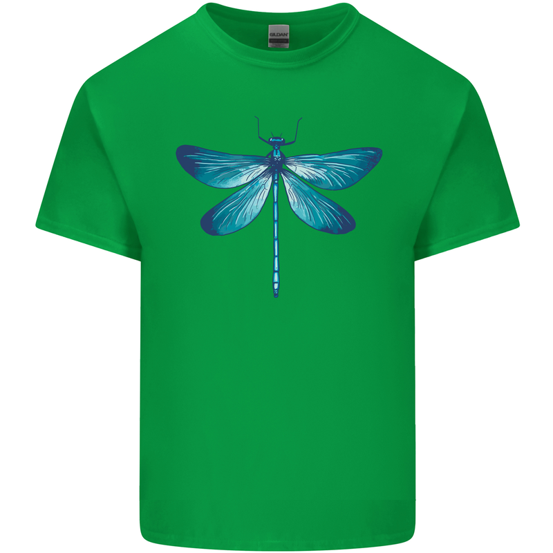 A Blue Dragonfly Kids T-Shirt Childrens Irish Green