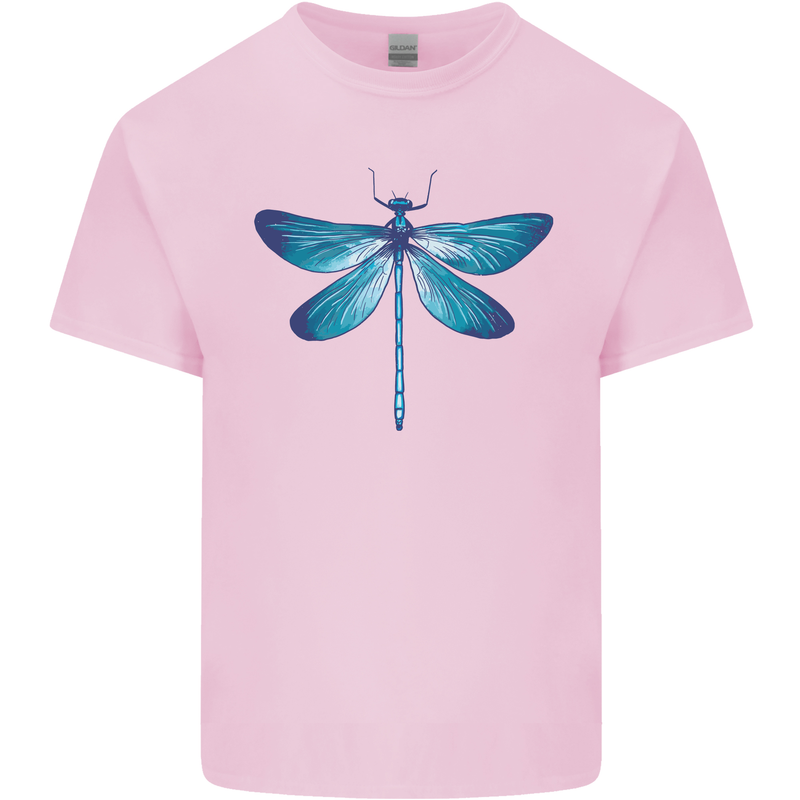 A Blue Dragonfly Kids T-Shirt Childrens Light Pink