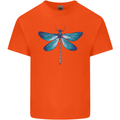 A Blue Dragonfly Kids T-Shirt Childrens Orange