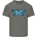 A Blue Dragonfly Mens Cotton T-Shirt Tee Top Charcoal