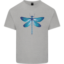 A Blue Dragonfly Mens Cotton T-Shirt Tee Top Sports Grey