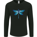 A Blue Dragonfly Mens Long Sleeve T-Shirt Black