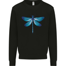 A Blue Dragonfly Mens Sweatshirt Jumper Black