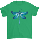 A Blue Dragonfly Mens T-Shirt 100% Cotton Irish Green