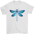 A Blue Dragonfly Mens T-Shirt 100% Cotton White