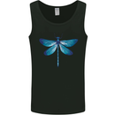 A Blue Dragonfly Mens Vest Tank Top Black