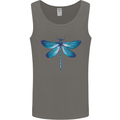 A Blue Dragonfly Mens Vest Tank Top Charcoal