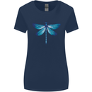 A Blue Dragonfly Womens Wider Cut T-Shirt Navy Blue