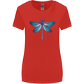 A Blue Dragonfly Womens Wider Cut T-Shirt Red