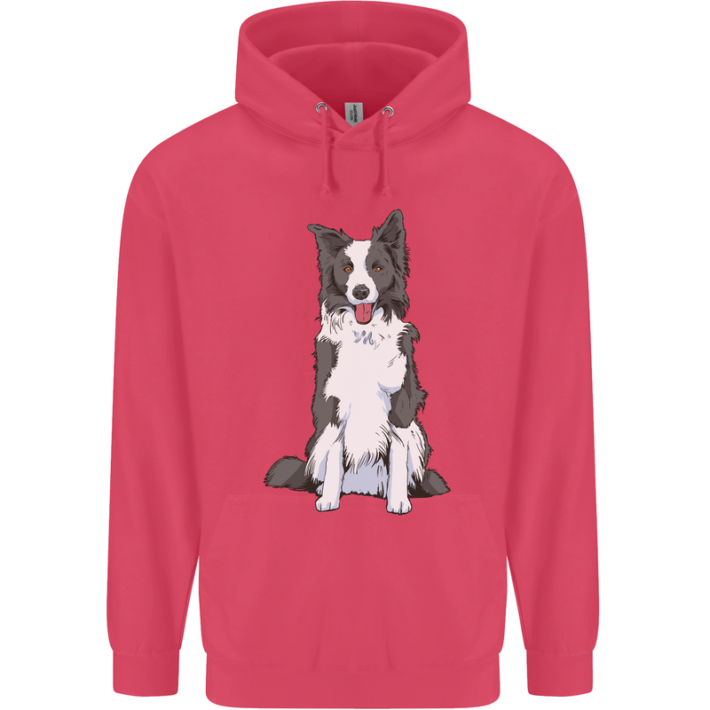 A Border Collie Childrens Kids Hoodie Heliconia