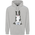 A Border Collie Childrens Kids Hoodie Sports Grey