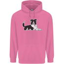 A Border Collie Dog Mens 80% Cotton Hoodie Azelea