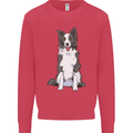 A Border Collie Kids Sweatshirt Jumper Heliconia