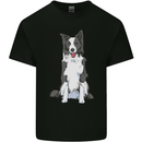 A Border Collie Kids T-Shirt Childrens Black