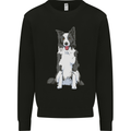 A Border Collie Mens Sweatshirt Jumper Black