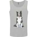 A Border Collie Mens Vest Tank Top Sports Grey