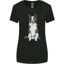 A Border Collie Womens Wider Cut T-Shirt Black