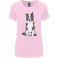 A Border Collie Womens Wider Cut T-Shirt Light Pink