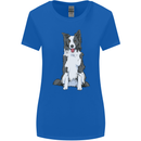 A Border Collie Womens Wider Cut T-Shirt Royal Blue