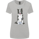 A Border Collie Womens Wider Cut T-Shirt Sports Grey