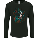 A Boston Terrier Dog Mens Long Sleeve T-Shirt Black