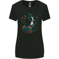 A Boston Terrier Dog Womens Wider Cut T-Shirt Black