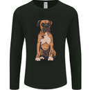 A Boxer Dog Mens Long Sleeve T-Shirt Black