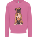 A Boxer Dog Mens Sweatshirt Jumper Azalea