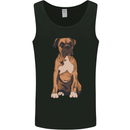 A Boxer Dog Mens Vest Tank Top Black