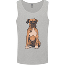 A Boxer Dog Mens Vest Tank Top Sports Grey