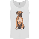 A Boxer Dog Mens Vest Tank Top White