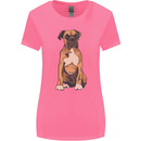 A Boxer Dog Womens Wider Cut T-Shirt Azalea