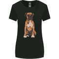 A Boxer Dog Womens Wider Cut T-Shirt Black