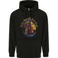 A Boy Who Loves Books Bookworm Reader Mens 80% Cotton Hoodie Black
