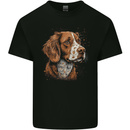 A Brittany Spaniel Dog Kids T-Shirt Childrens Black