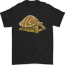 A Brown Tortoise Mens T-Shirt 100% Cotton Black
