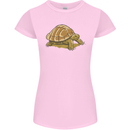 A Brown Tortoise Womens Petite Cut T-Shirt Light Pink