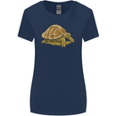 A Brown Tortoise Womens Wider Cut T-Shirt Navy Blue