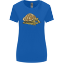 A Brown Tortoise Womens Wider Cut T-Shirt Royal Blue