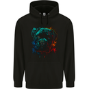 A Cane Corso Dog Mens 80% Cotton Hoodie Black