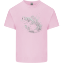 A Carp Fish Kids T-Shirt Childrens Light Pink