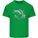A Carp Fish Mens Cotton T-Shirt Tee Top Irish Green