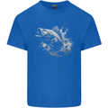 A Carp Fish Mens Cotton T-Shirt Tee Top Royal Blue
