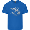 A Carp Fish Mens Cotton T-Shirt Tee Top Royal Blue