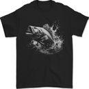 A Carp Fish Mens T-Shirt 100% Cotton Black