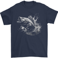 A Carp Fish Mens T-Shirt 100% Cotton Navy Blue