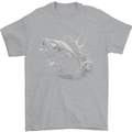 A Carp Fish Mens T-Shirt 100% Cotton Sports Grey
